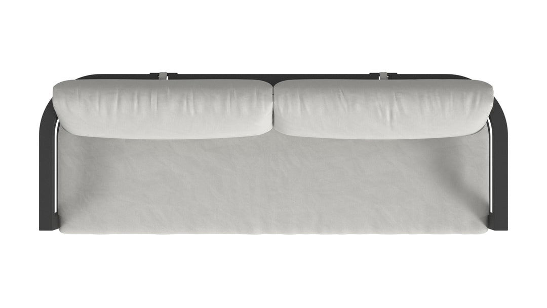Malibu Sofa in Cast Silver, No Welt
