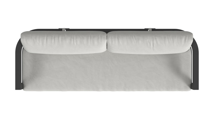 Malibu Sofa in Cast Silver, No Welt