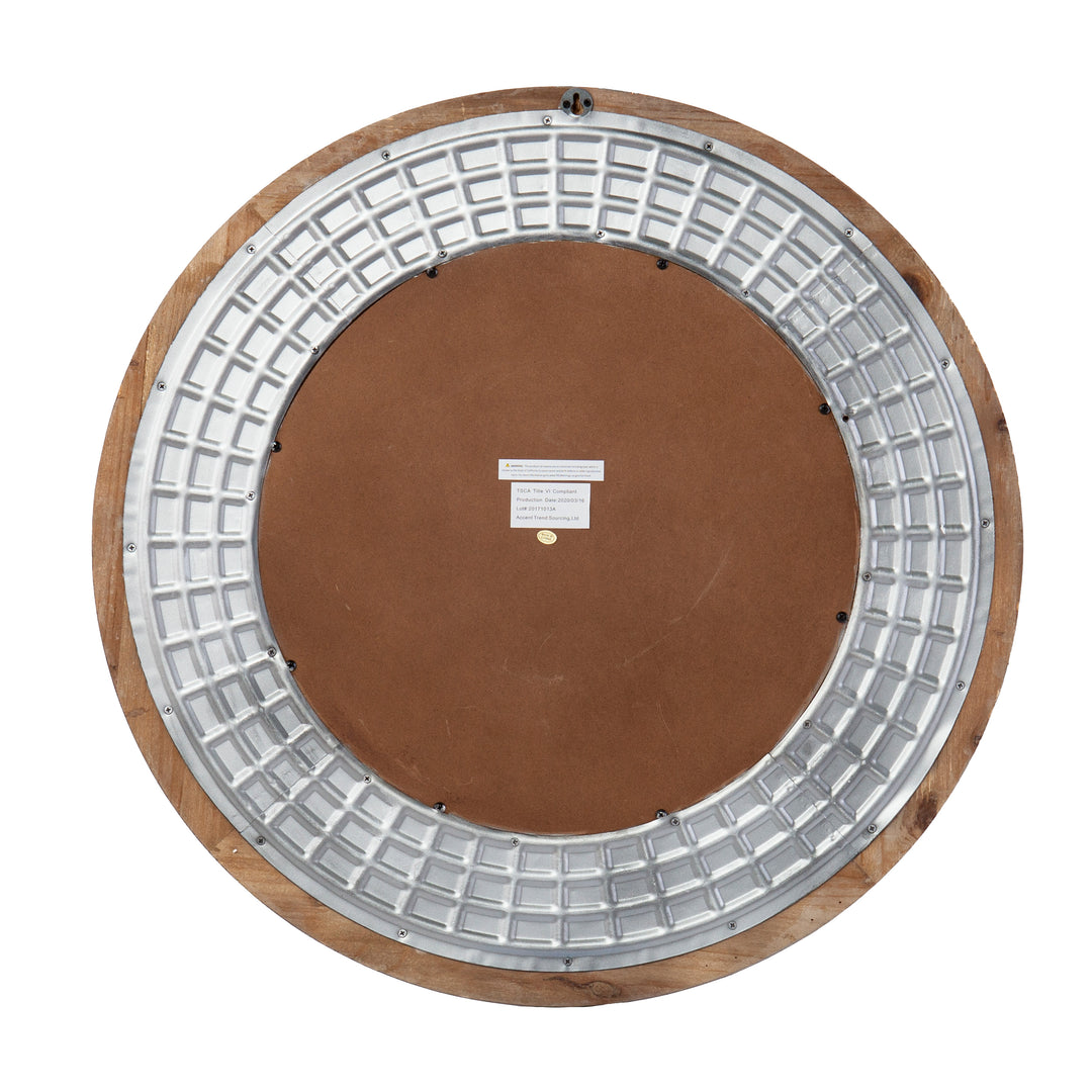 American Home Furniture | SEI Furniture - Arajuno Round Decorative Mirror