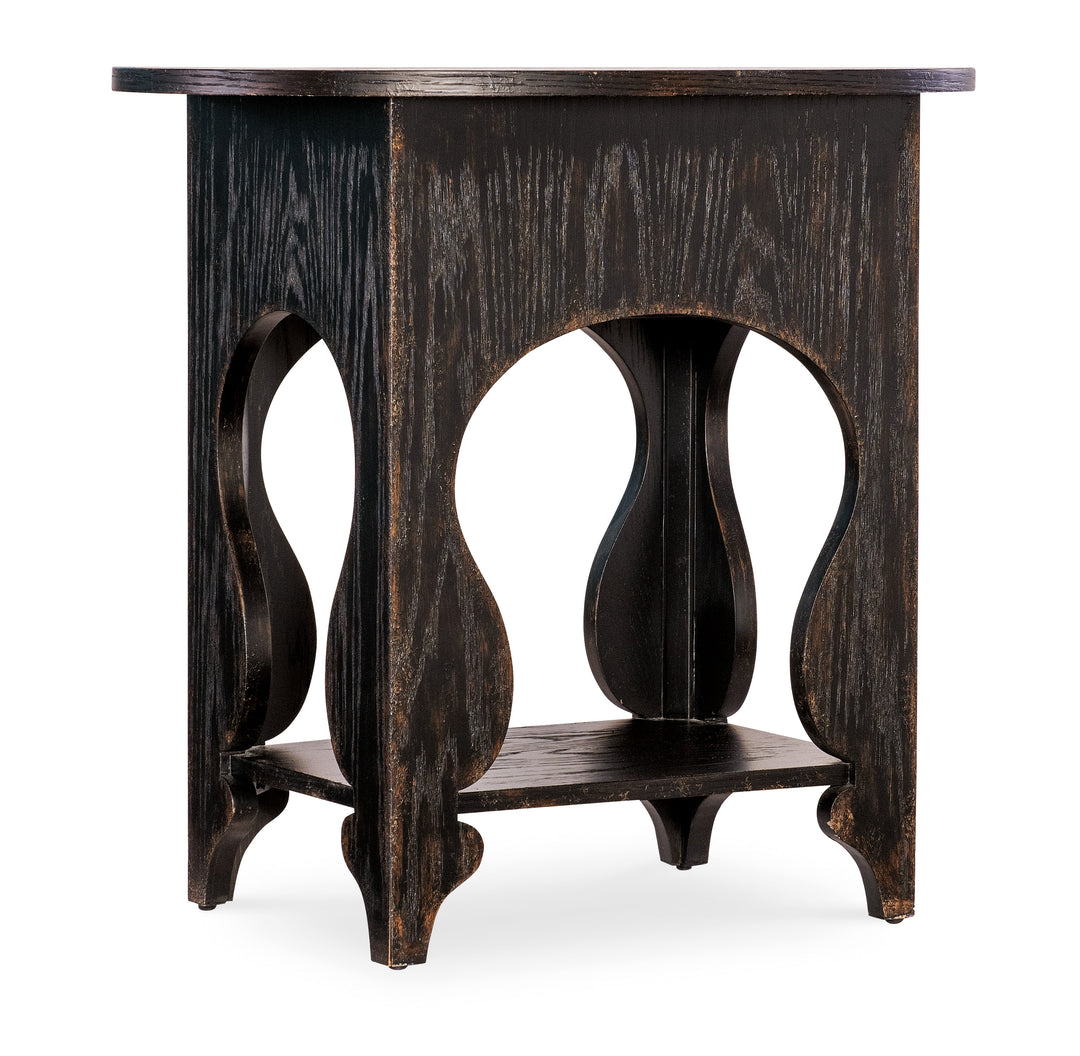 American Home Furniture | Hooker Furniture - Americana One-Drawer Oval Nightstand - Molasses