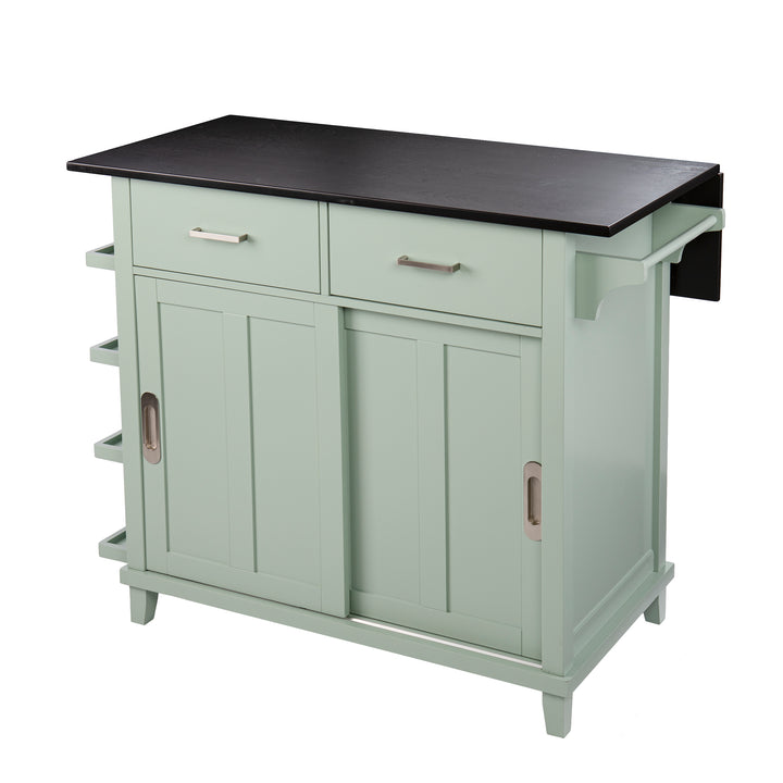 American Home Furniture | SEI Furniture - Ollerton Freestanding Kitchen Island