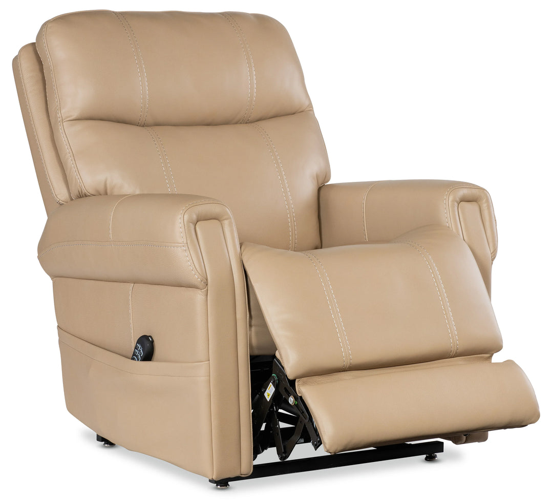 American Home Furniture Hooker Furniture Carroll Power Recliner with Power Headrest, Lumbar & Lift