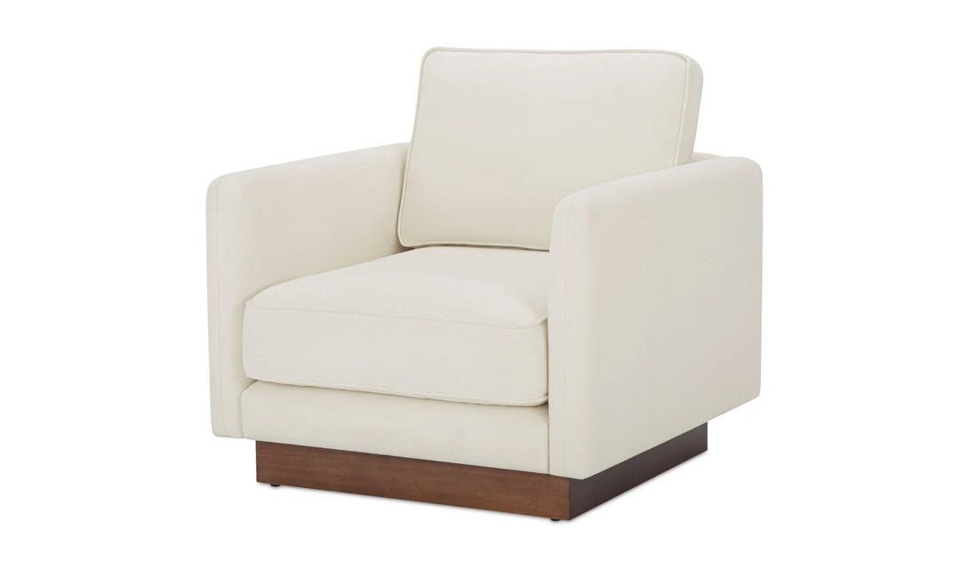 Vernon Accent Chair White - AmericanHomeFurniture
