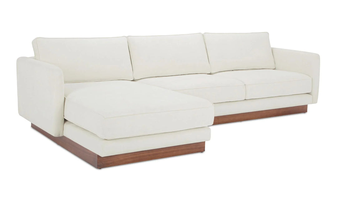 Vernon Left Sectional White - AmericanHomeFurniture