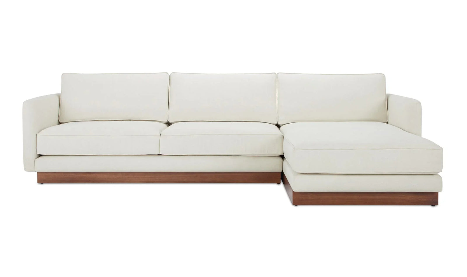 Moe's Home Collection - Vernon Right Sectional White - FO-1027-05-R-0 | American Home Furniture