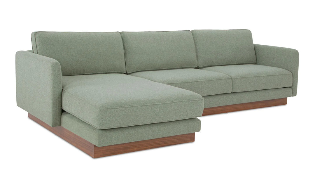 Vernon Left Sectional Sage - AmericanHomeFurniture