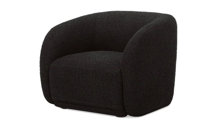 Moe's Home Collection - Faye Accent Chair Black Boucle - FO-1028-02 | American Home Furniture
