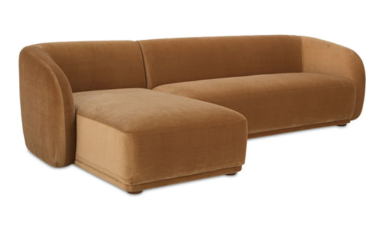 Moe's Home Collection - Faye Left Sectional Tan Faux Mohair - FO-1030-40-L-0 | American Home Furniture