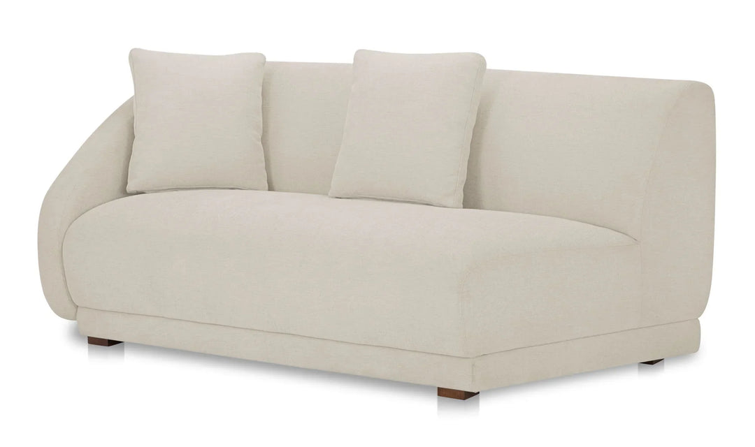 Fraser Left Arm Facing Sofa Off White - AmericanHomeFurniture