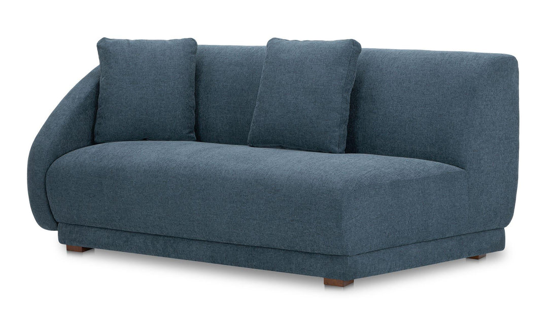 Fraser Left Arm Facing Sofa Deep Blue - AmericanHomeFurniture
