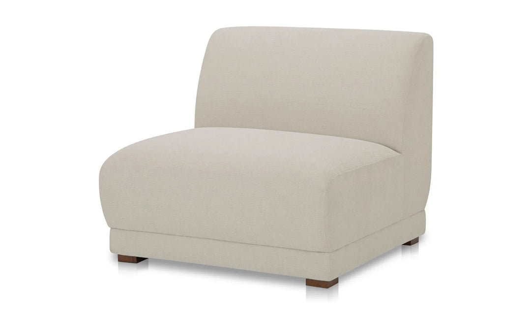 Fraser Slipper Chair Off White - AmericanHomeFurniture
