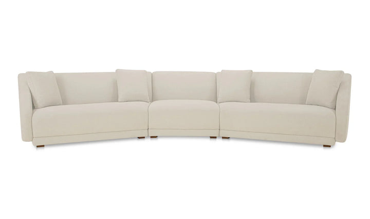 Moe's Home Collection - Fraser 3 Piece Modular Sectional with Slipper White - FO-1041-05 | American Home Furniture