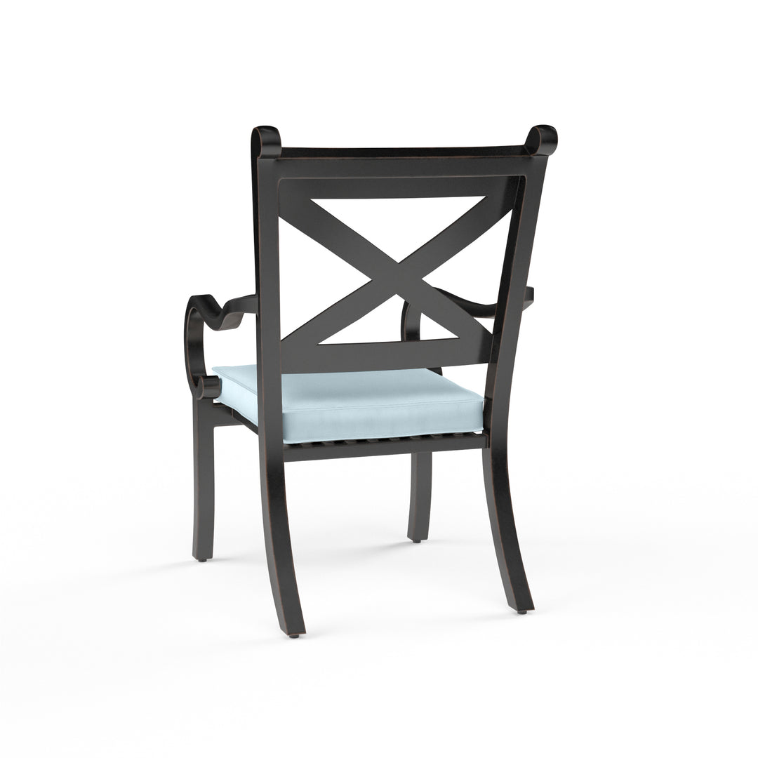 Monterey Dining Chair in Canvas Skyline w/ Self Welt