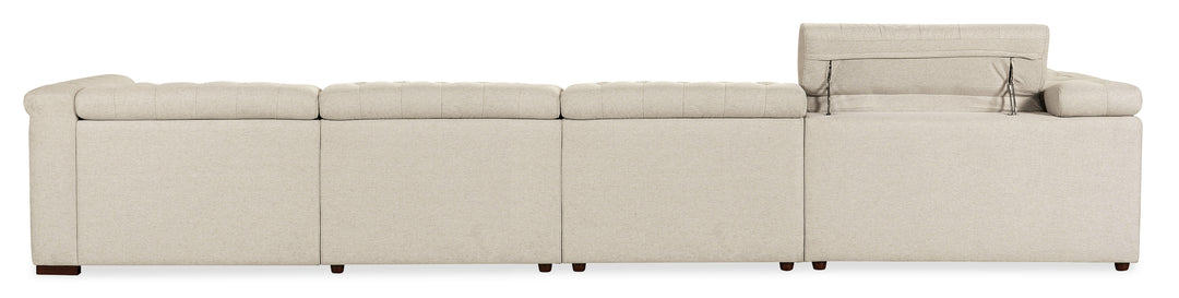 132.00"D x 168.25"W x 28.75"H/Beige