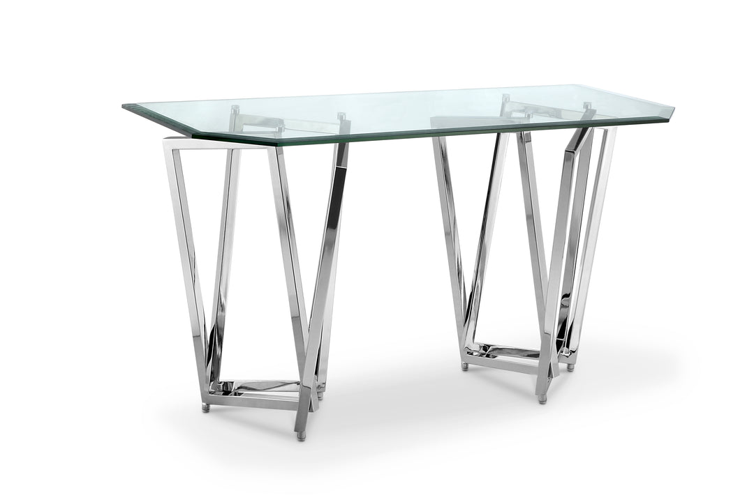 Lenox Square Acadia White Rectangular Sofa Table - T3790-73