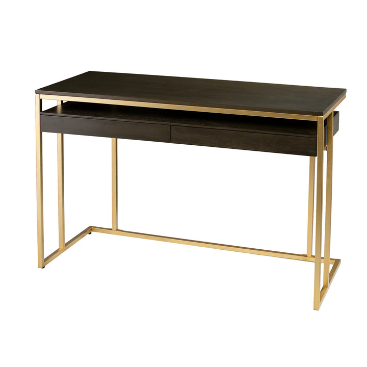 Kinlord Writing Desk w/ Storage - AmericanHomeFurniture