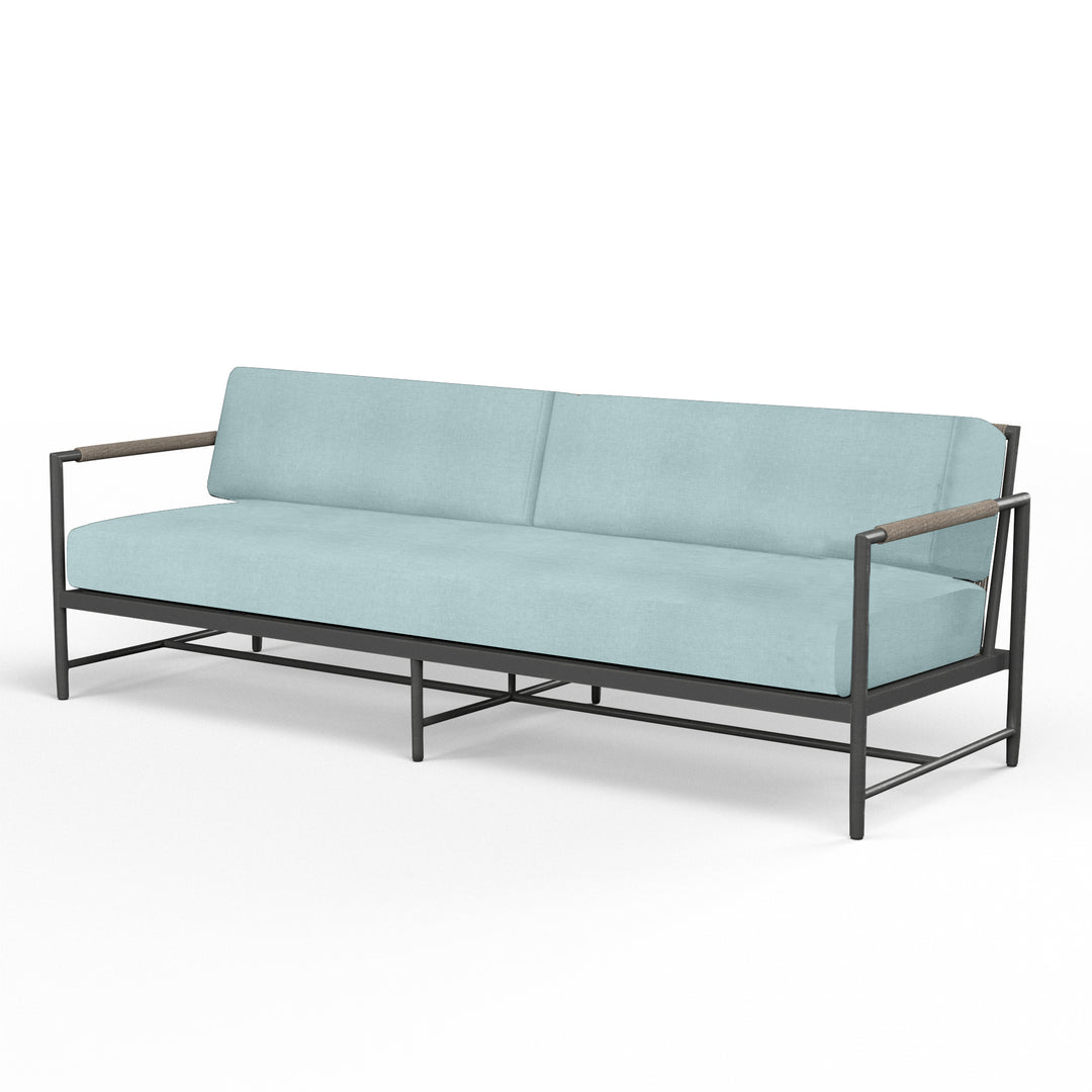 Pietra Sofa in Dupione Celeste, No Welt