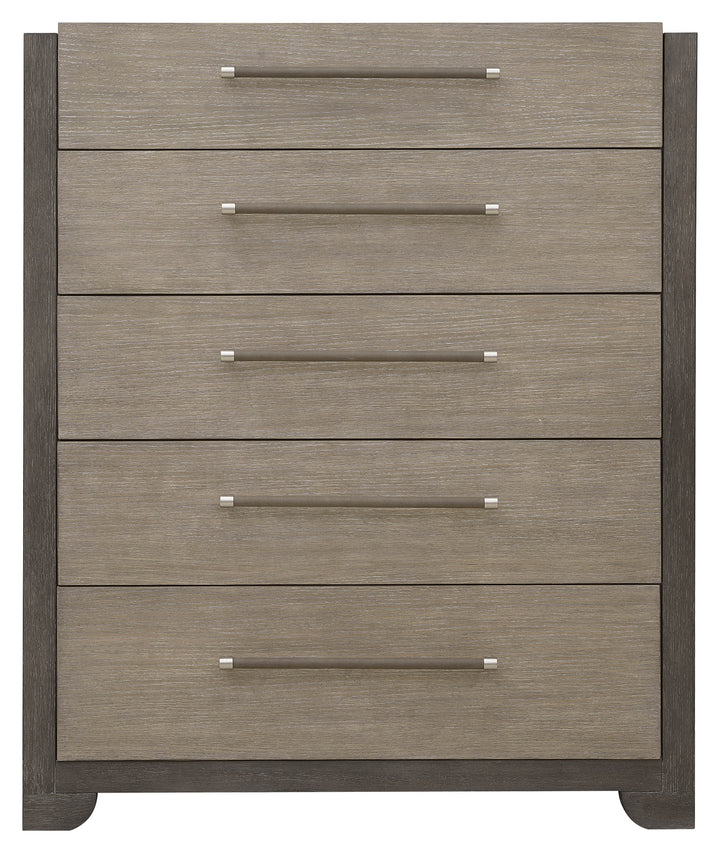 Anderson Park Moose Trail And Frontier Brown 5 Drawer Chest - P402124