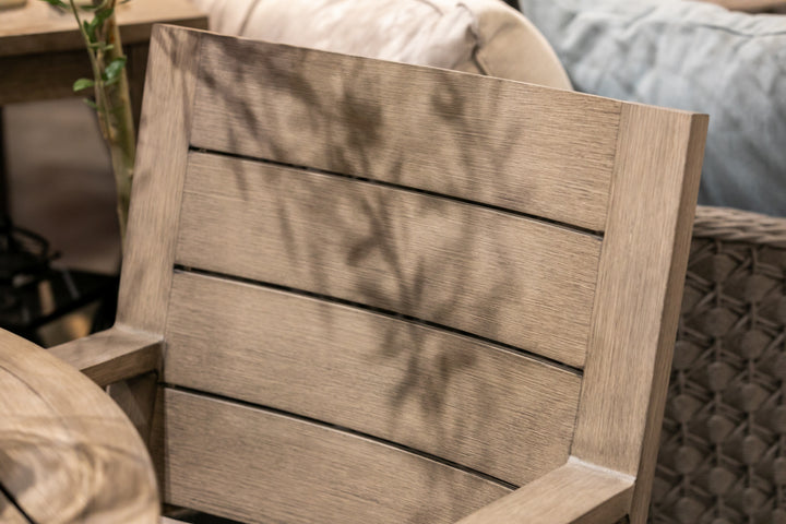 Laguna Dining Chair in Canvas Skyline, No Welt