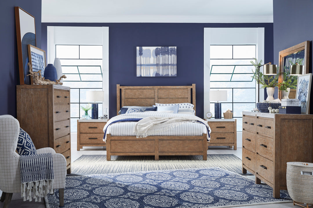 Plum Creek Sierra Brown King Panel Bed - B5768-64