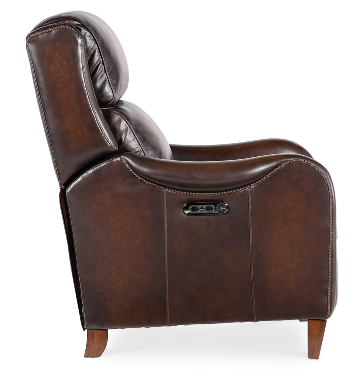 American Home Furniture Hooker Furniture Carrington Power Recliner w/Power Headrest 2