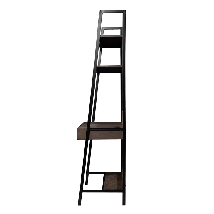 Lizvan Industrial Ladder Desk w/ Storage - AmericanHomeFurniture
