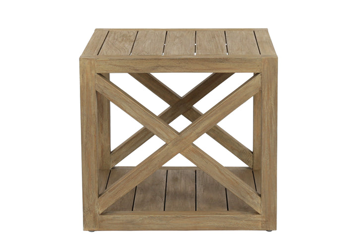 American Home Furniture | Sunset West - Coastal Teak X End Table