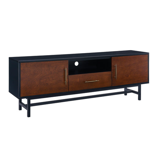SEI Furniture Blynn Midcentury Modern Media Console MEDIA + TV STANDS