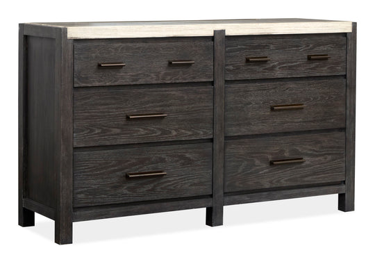 Plum Creek Ravenwood Black Drawer Dresser - B5990-20