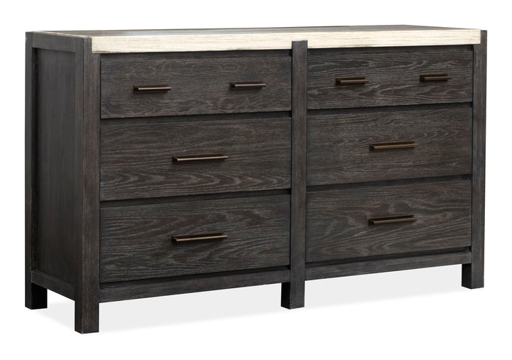 Plum Creek Ravenwood Black Drawer Dresser - B5990-20