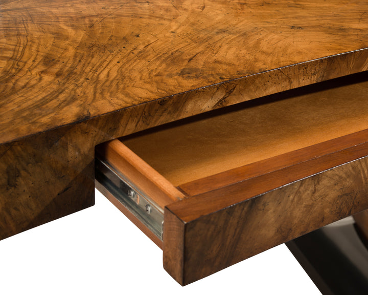 Curved Walnut Desk