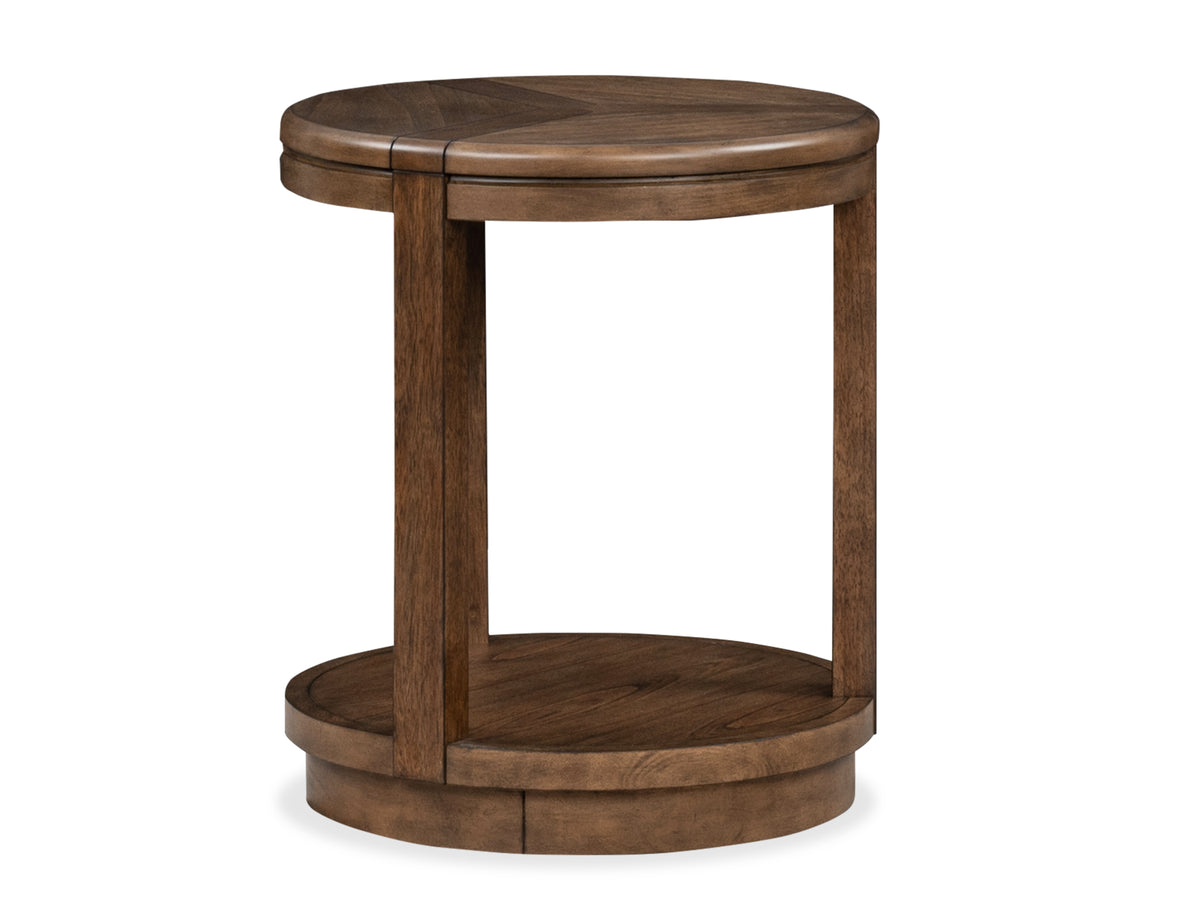Connolly Brown Round End Table - T6499-05