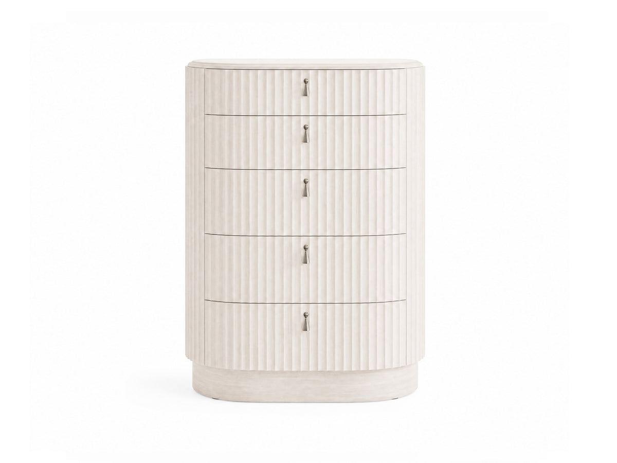 Vivienne Whisper White Drawer Chest - BP448-124