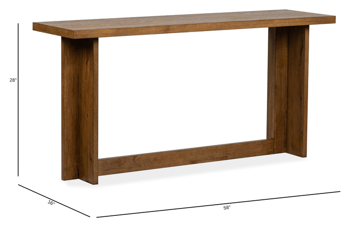 Marcel Brown Rectangular Sofa Table - T6378-73