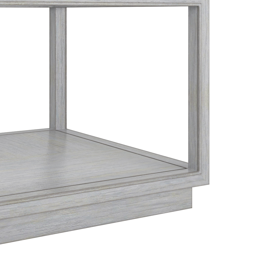 Glaze Rec Cktl Table-Vintage Blue