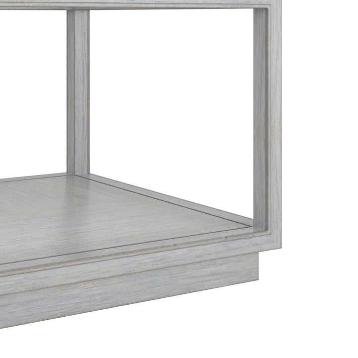Glaze Rec Cktl Table-Vintage Blue