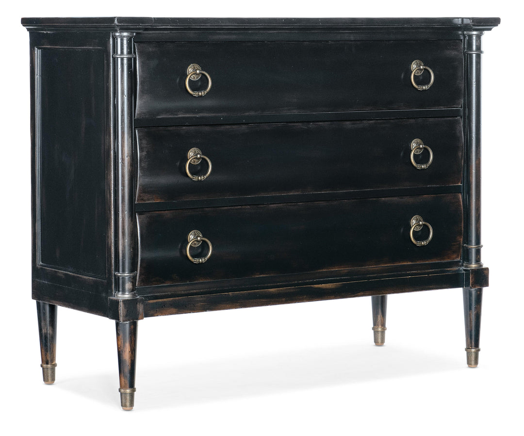 American Home Furniture Hooker Furniture Charleston Three Drawer Chest - Armoire Base