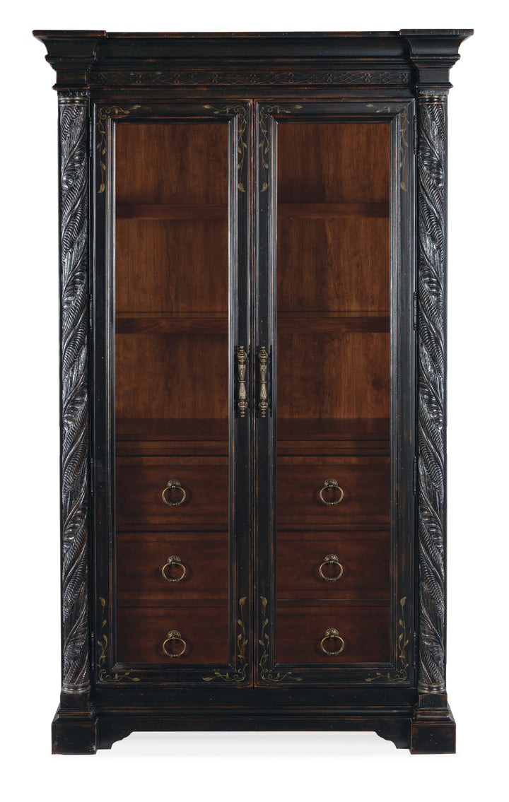 American Home Furniture Hooker Furniture Charleston Display Cabinet