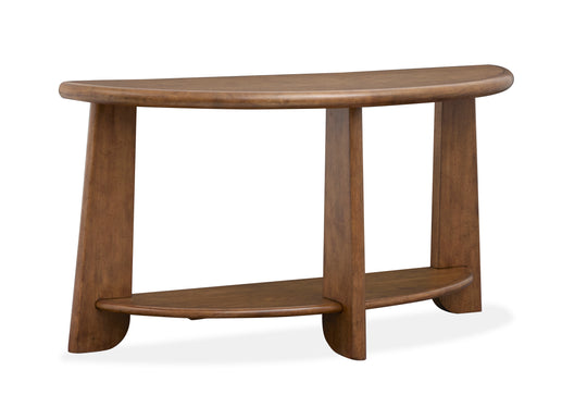 Tanner Tawny Brown Demilune Sofa Table - T6354-75
