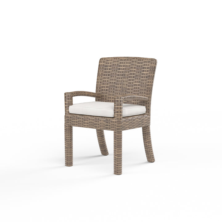 American Home Furniture | Sunset West - Havana Dining Chair in Canvas Flax w/ Self Welt