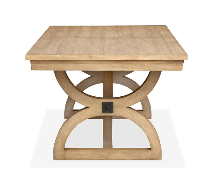 Coventry Honey Maple Extendable Trestle Dining Table - D6480-21
