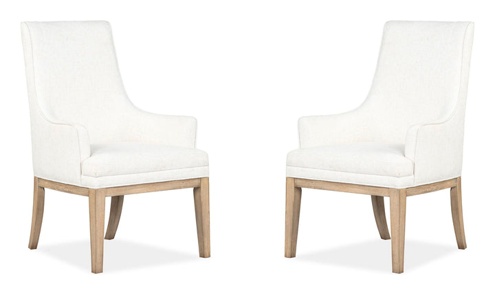 Coventry Honey Maple Upholstered Host Chair - Set of 2 - D6480-76