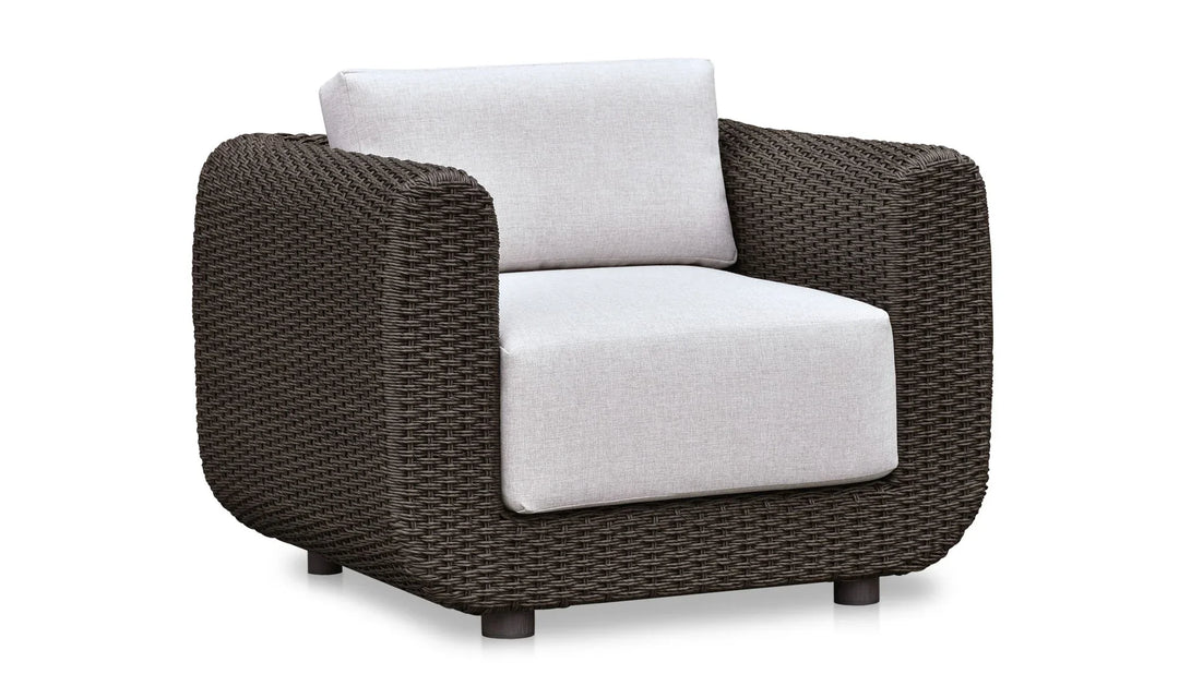 Soma Outdoor Accent Chair Dark Brown - AmericanHomeFurniture