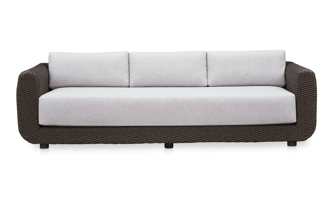 Soma Outdoor Sofa Dark Brown - AmericanHomeFurniture