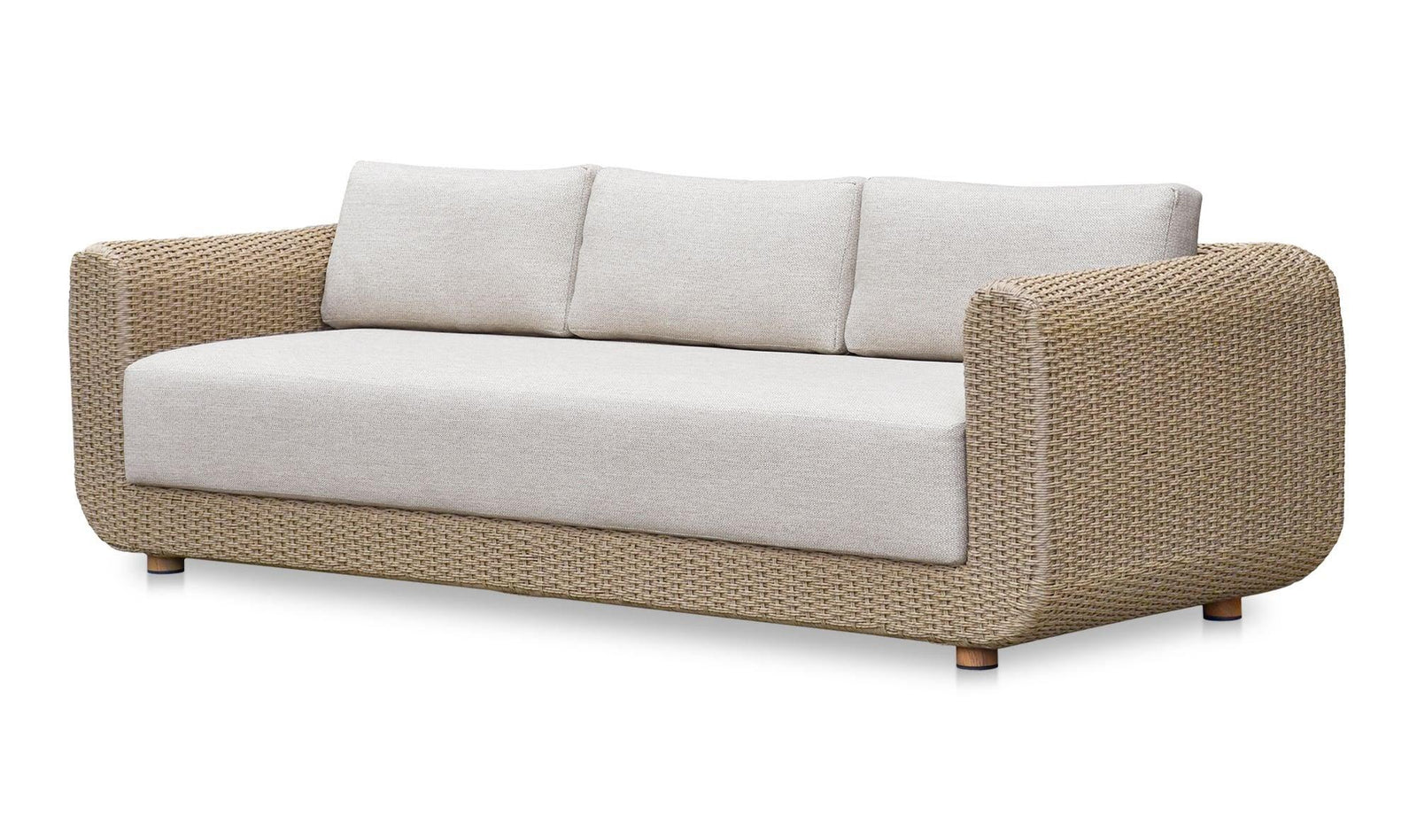 Moe's Home Collection Soma Outdoor Sofa Natural OUTDOOR SOFAS + SECTIONALS