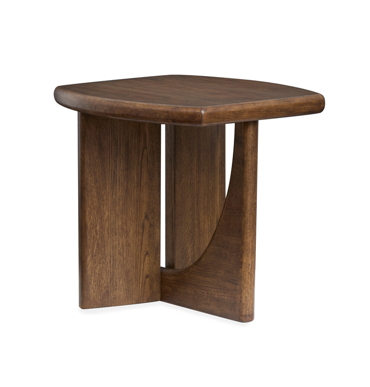 Phoebe Sienna Brown Rectangular End Table - T6385-03