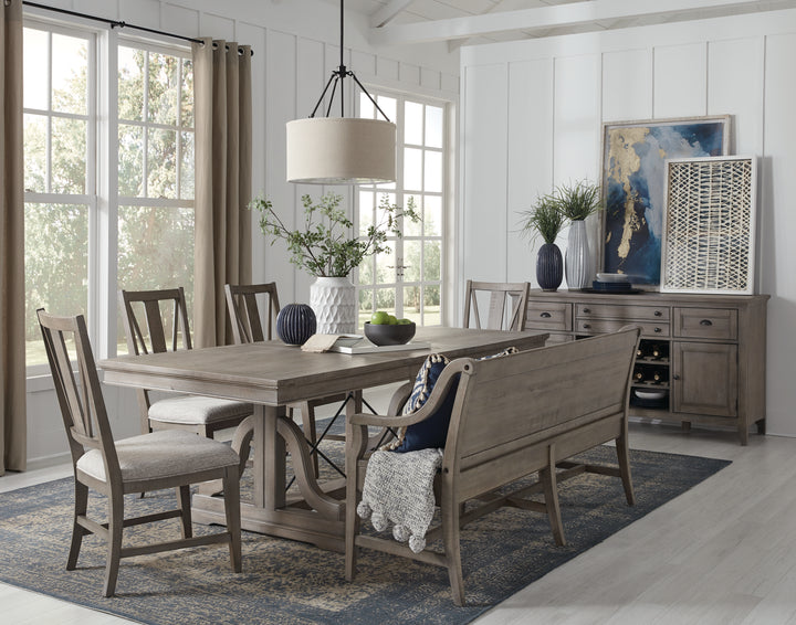 Paxton Place Dovetail Grey Buffet - D4805-14