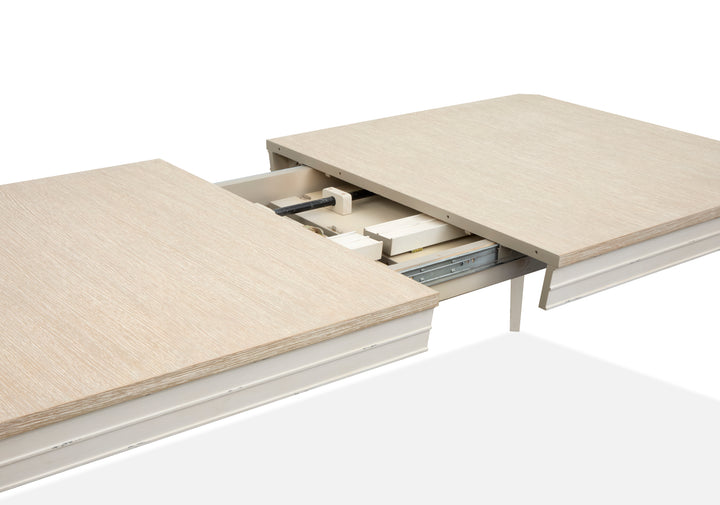 Echo Isles Sea Pearl And Driftwood Extendable Rectangular Dining Table - D6310-20