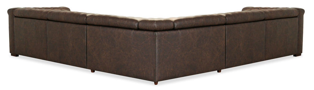 132.00"D x 132.00"W x 28.75"H/Brown