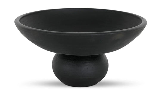 Moe's Home Collection - Asha Decorative Bowl Black Terracotta - GK-1132-02 | American Home Furniture